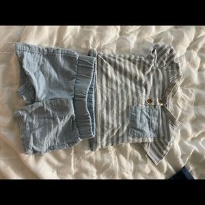 Nordstrom shirt/ short set